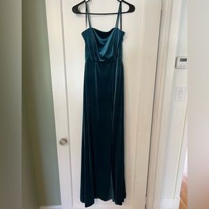 bridesmaid dress brown Rose Garden Tied Shoulder Maxi Dress Brown main image 1